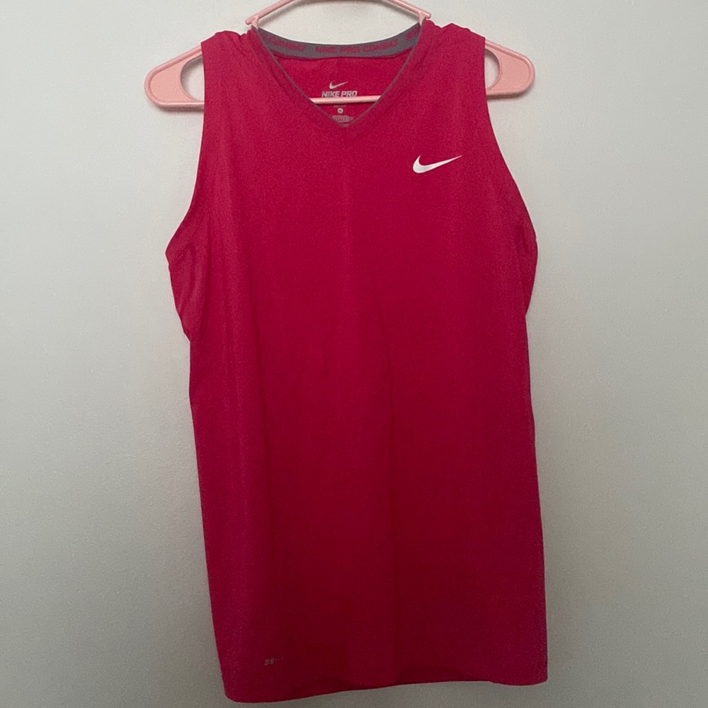 Nike Pink Athletic Tank Top Size M
